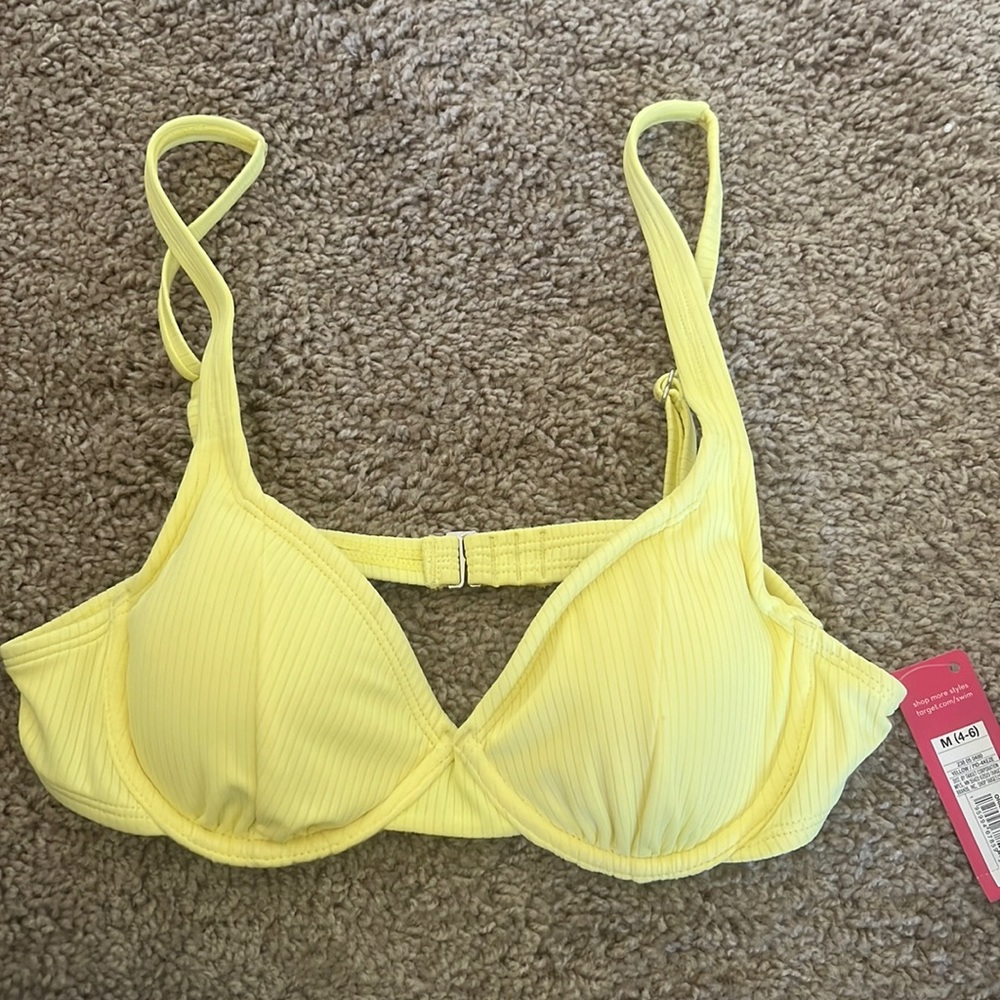 Yellow Bikini Top